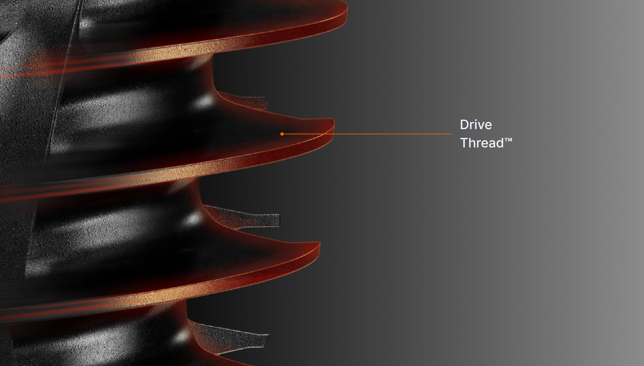 AXEL immediate placement dental implant with drive thread design for controlled insertion and improved primary stability